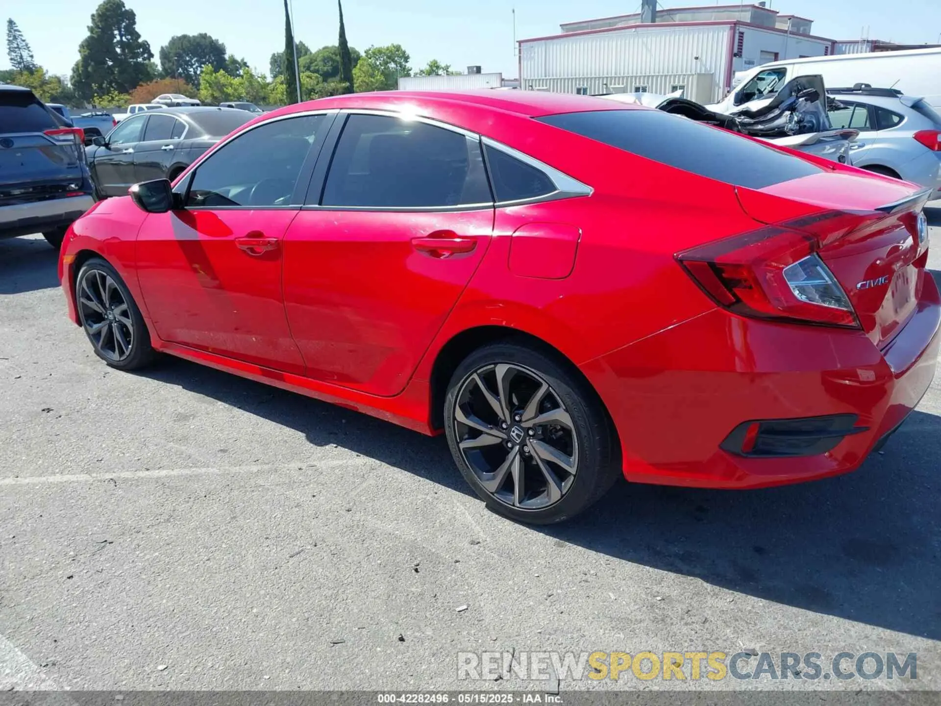 3 fotografías del automóvil dañado 2HGFC2F89MH523918 HONDA CIVIC 2021