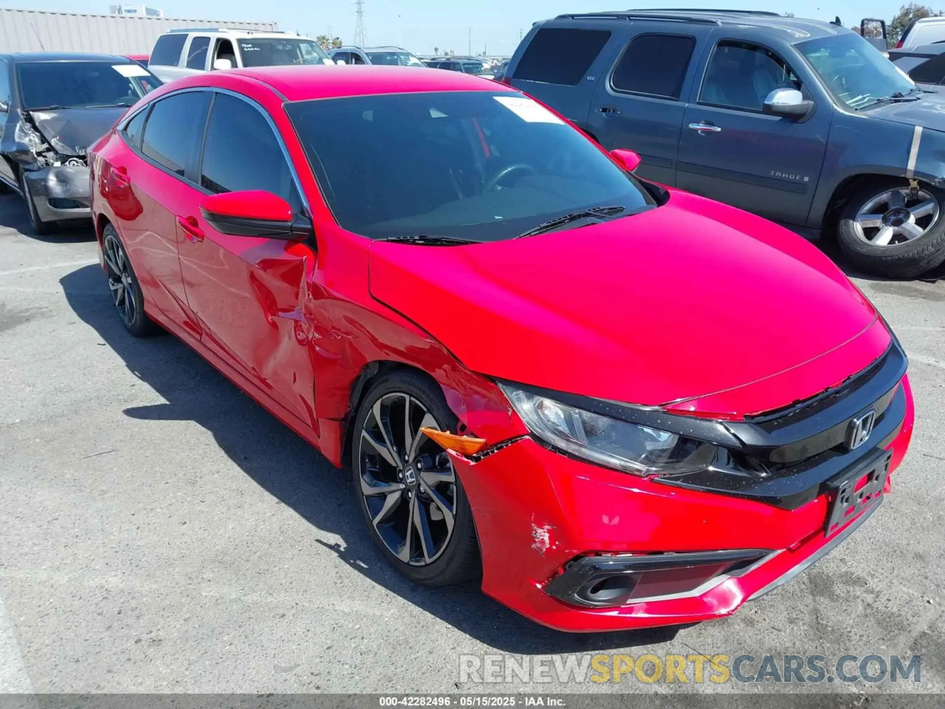 6 fotografías del automóvil dañado 2HGFC2F89MH523918 HONDA CIVIC 2021