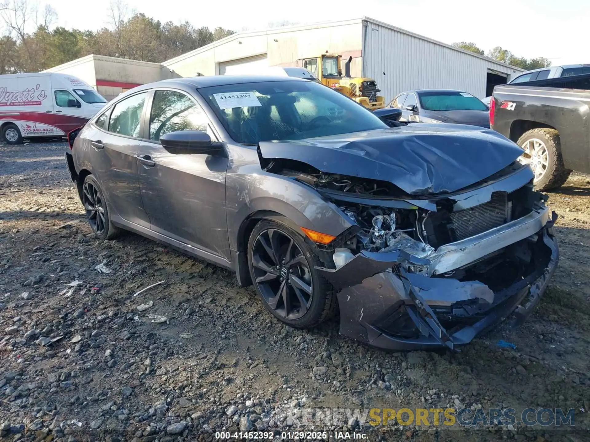 1 fotografías del automóvil dañado 2HGFC2F89MH535048 HONDA CIVIC 2021