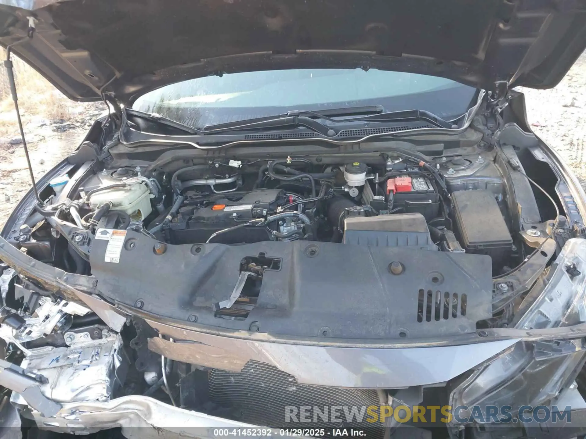 10 fotografías del automóvil dañado 2HGFC2F89MH535048 HONDA CIVIC 2021