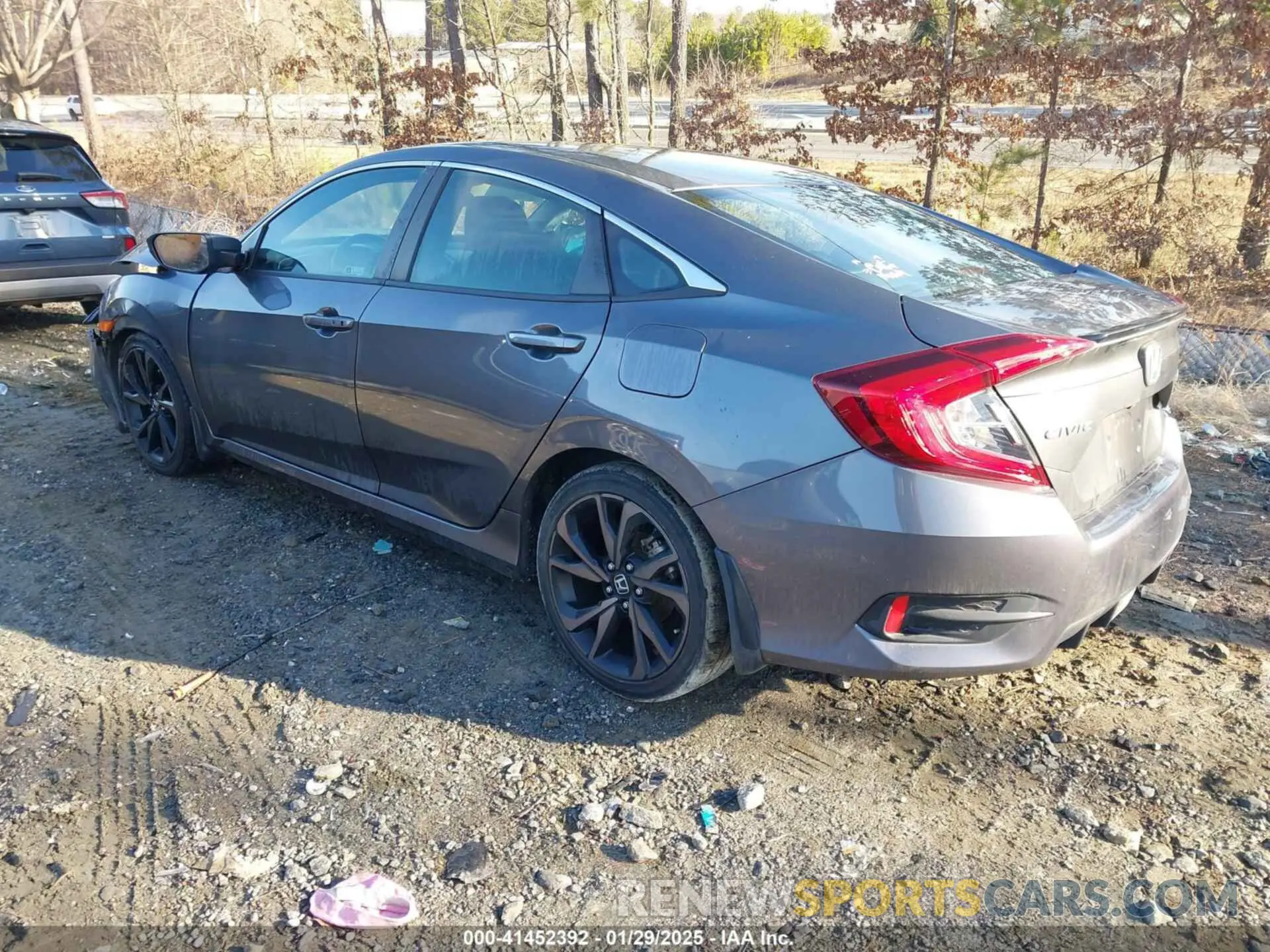 3 fotografías del automóvil dañado 2HGFC2F89MH535048 HONDA CIVIC 2021