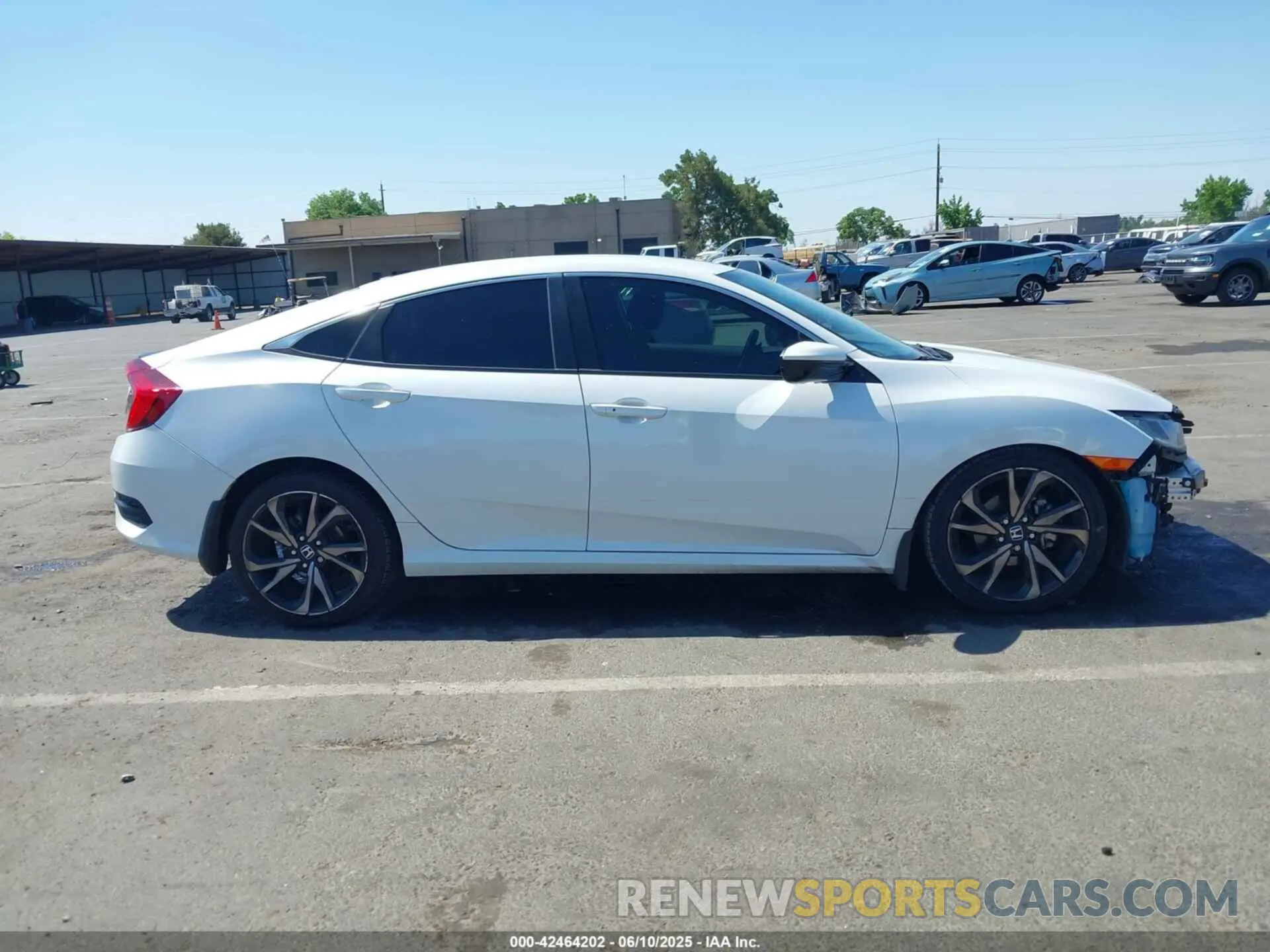 14 fotografías del automóvil dañado 2HGFC2F89MH542355 HONDA CIVIC 2021
