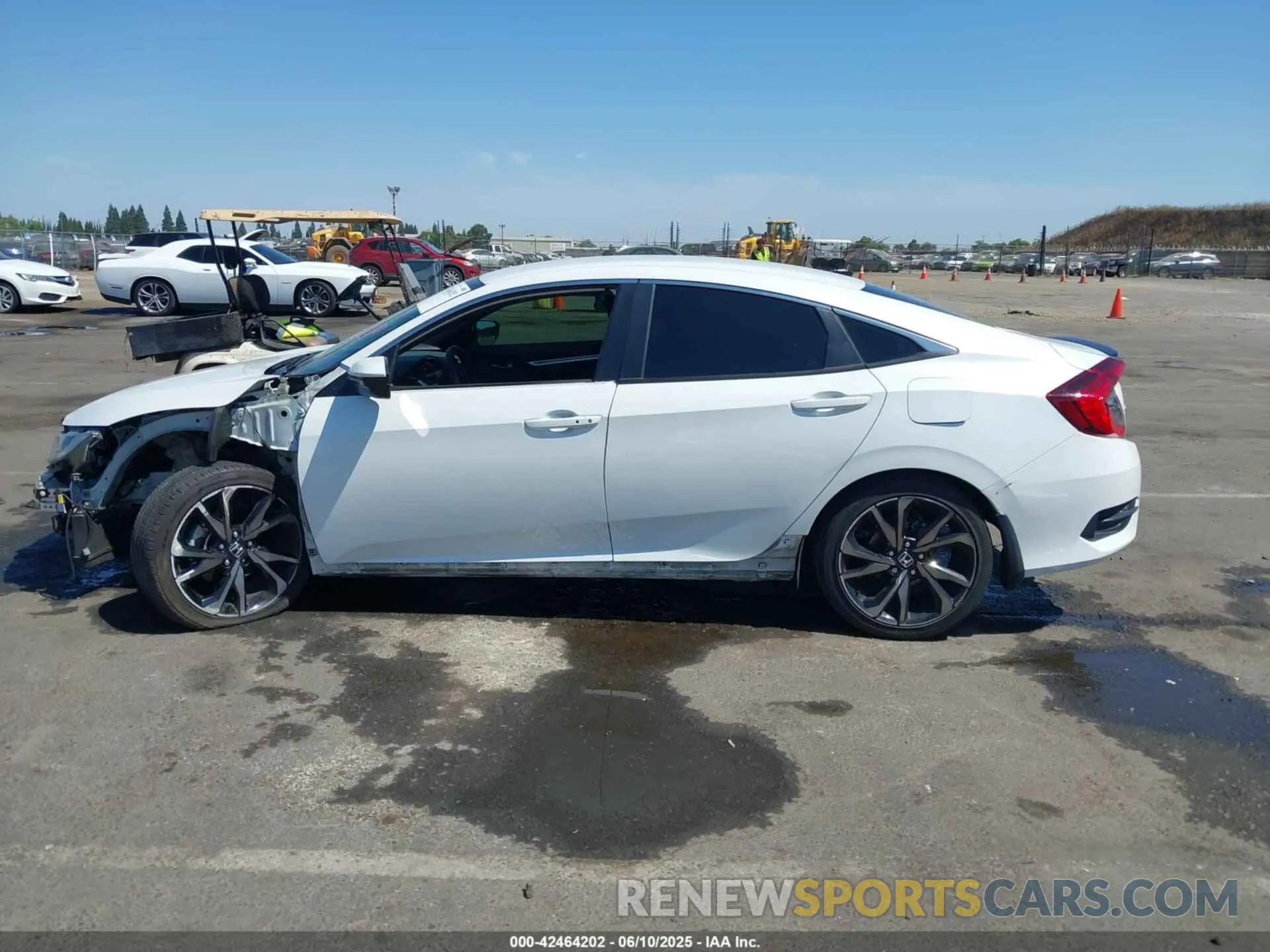 15 fotografías del automóvil dañado 2HGFC2F89MH542355 HONDA CIVIC 2021