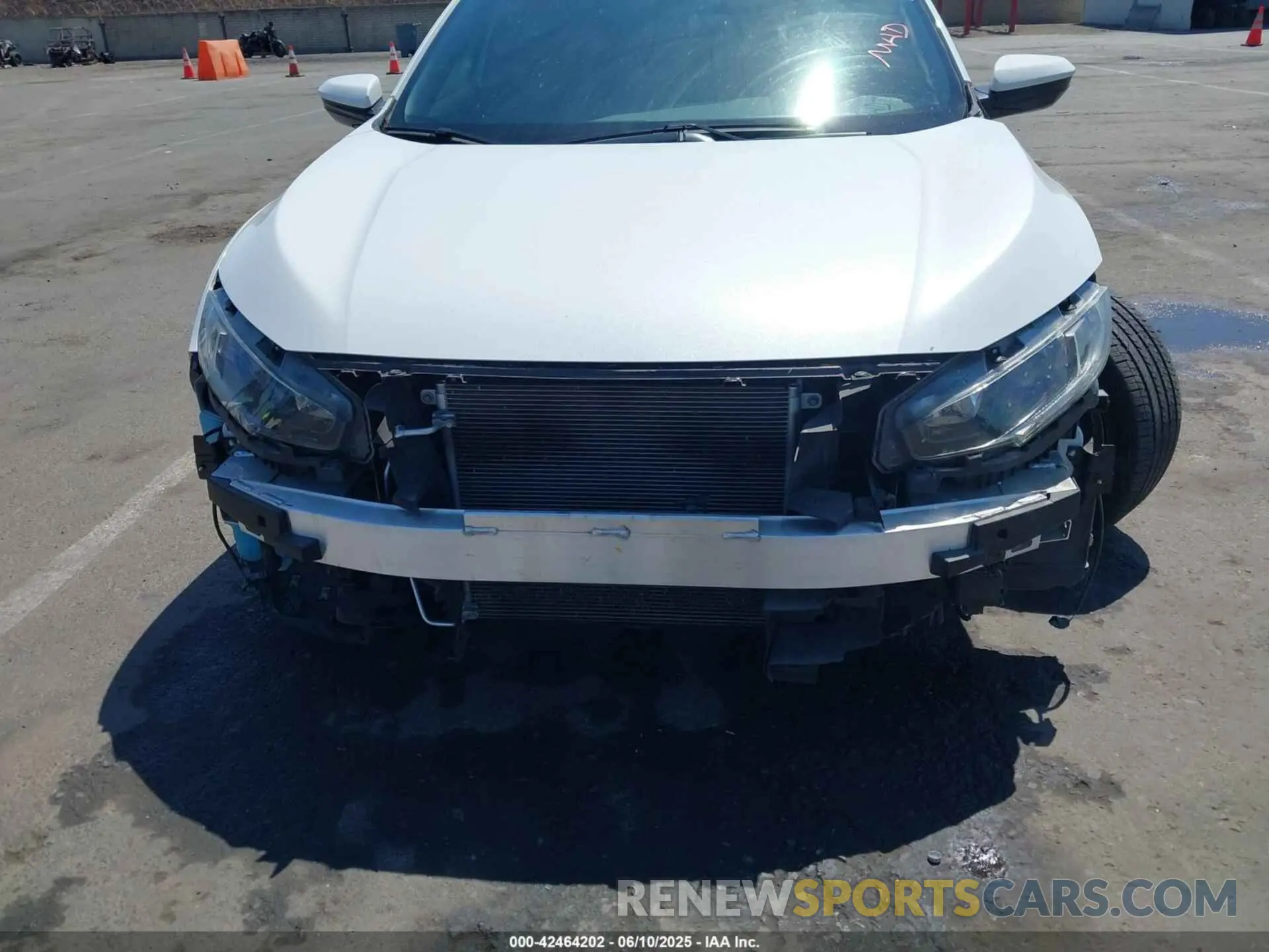6 fotografías del automóvil dañado 2HGFC2F89MH542355 HONDA CIVIC 2021