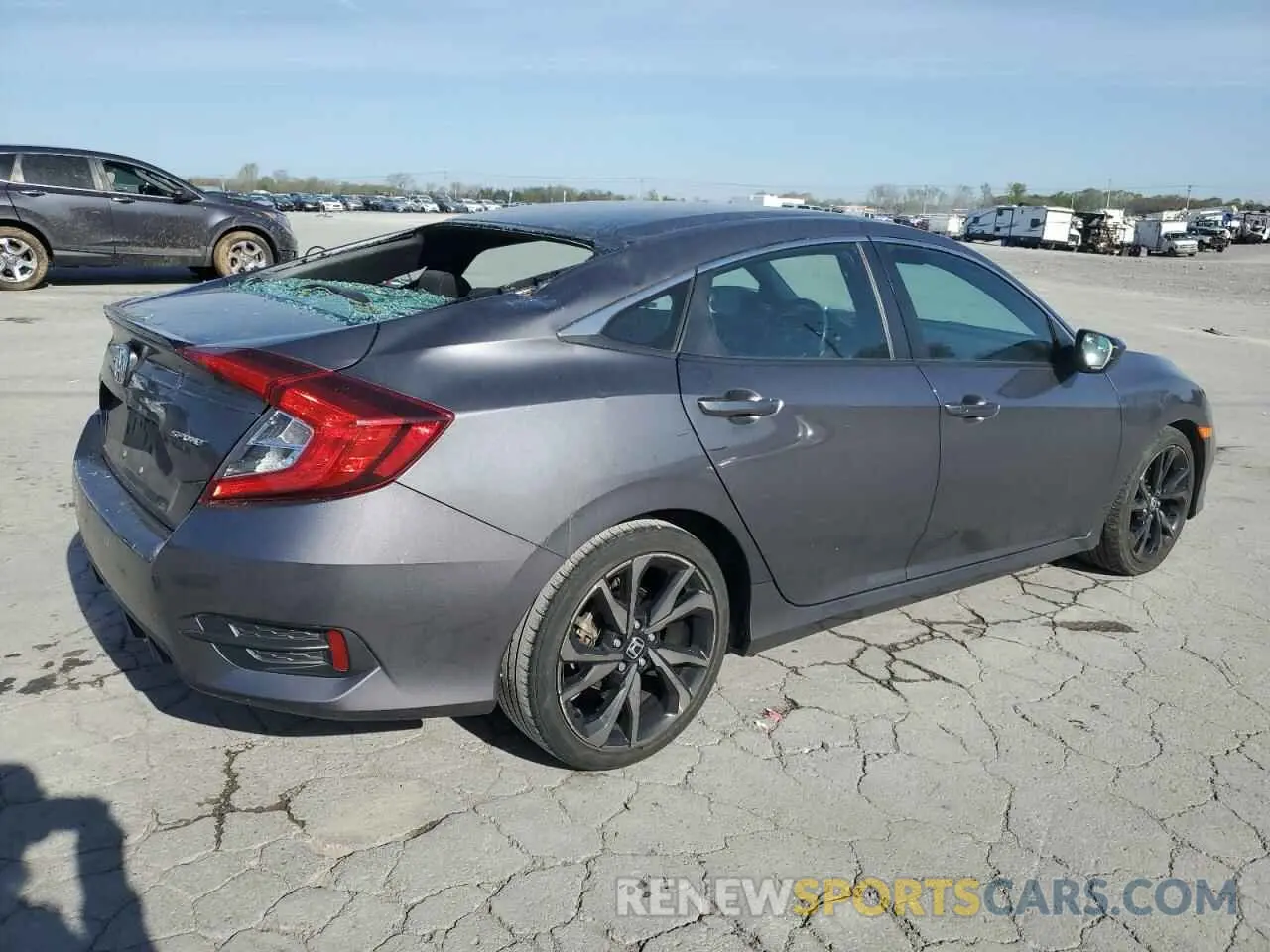 3 fotografías del automóvil dañado 2HGFC2F89MH545501 HONDA CIVIC 2021