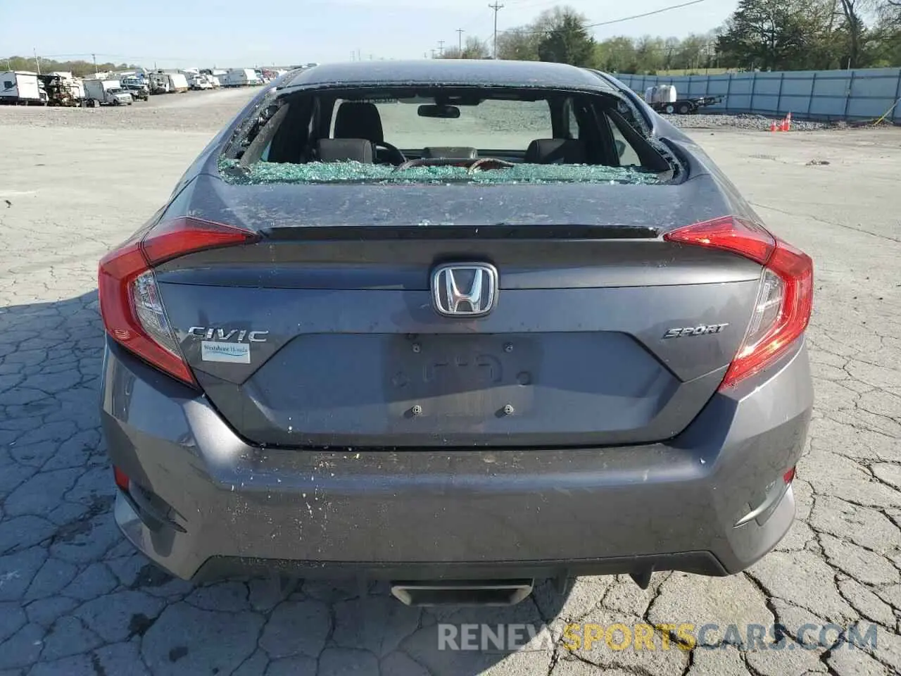 6 fotografías del automóvil dañado 2HGFC2F89MH545501 HONDA CIVIC 2021