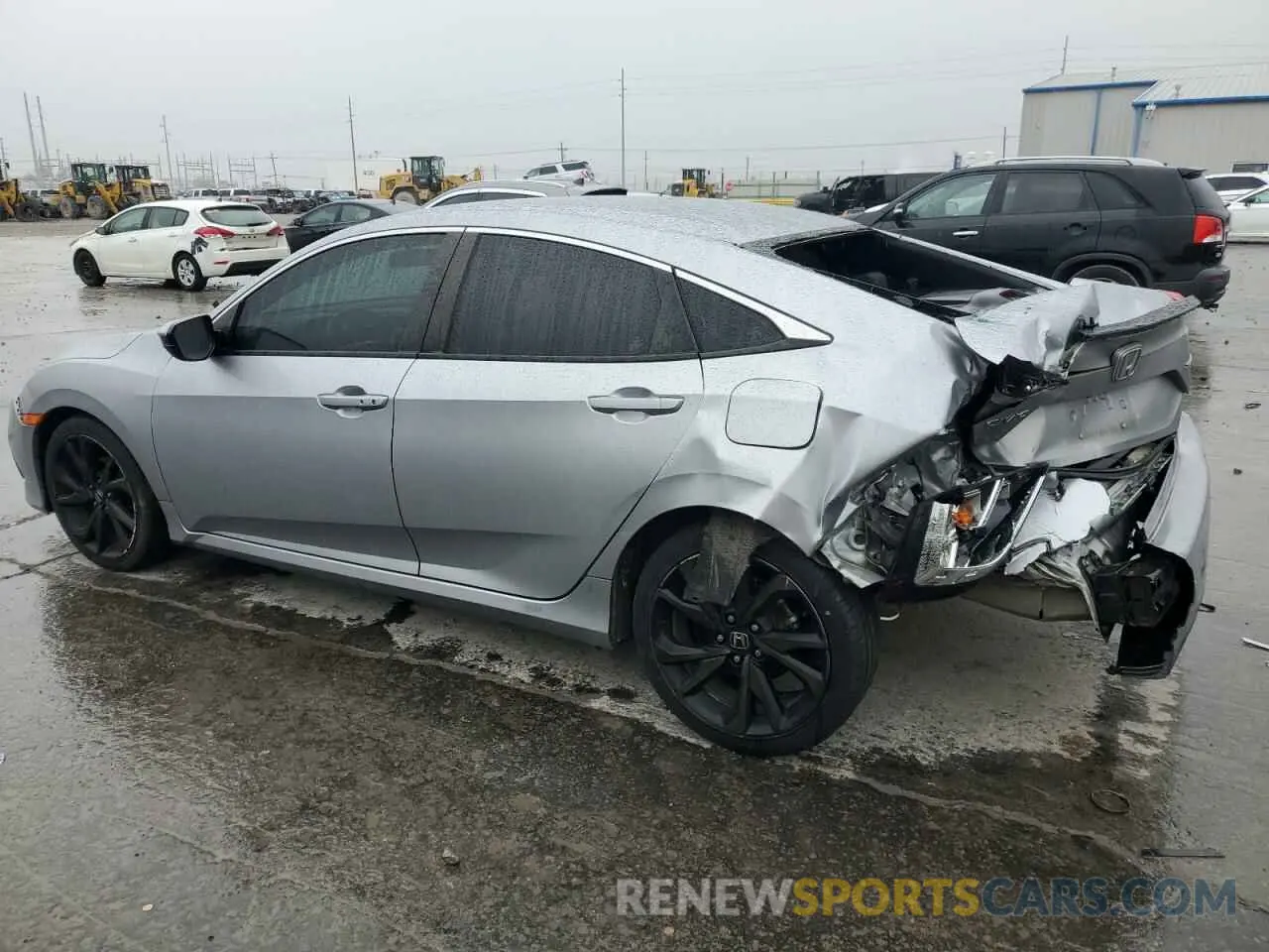 2 fotografías del automóvil dañado 2HGFC2F89MH547412 HONDA CIVIC 2021