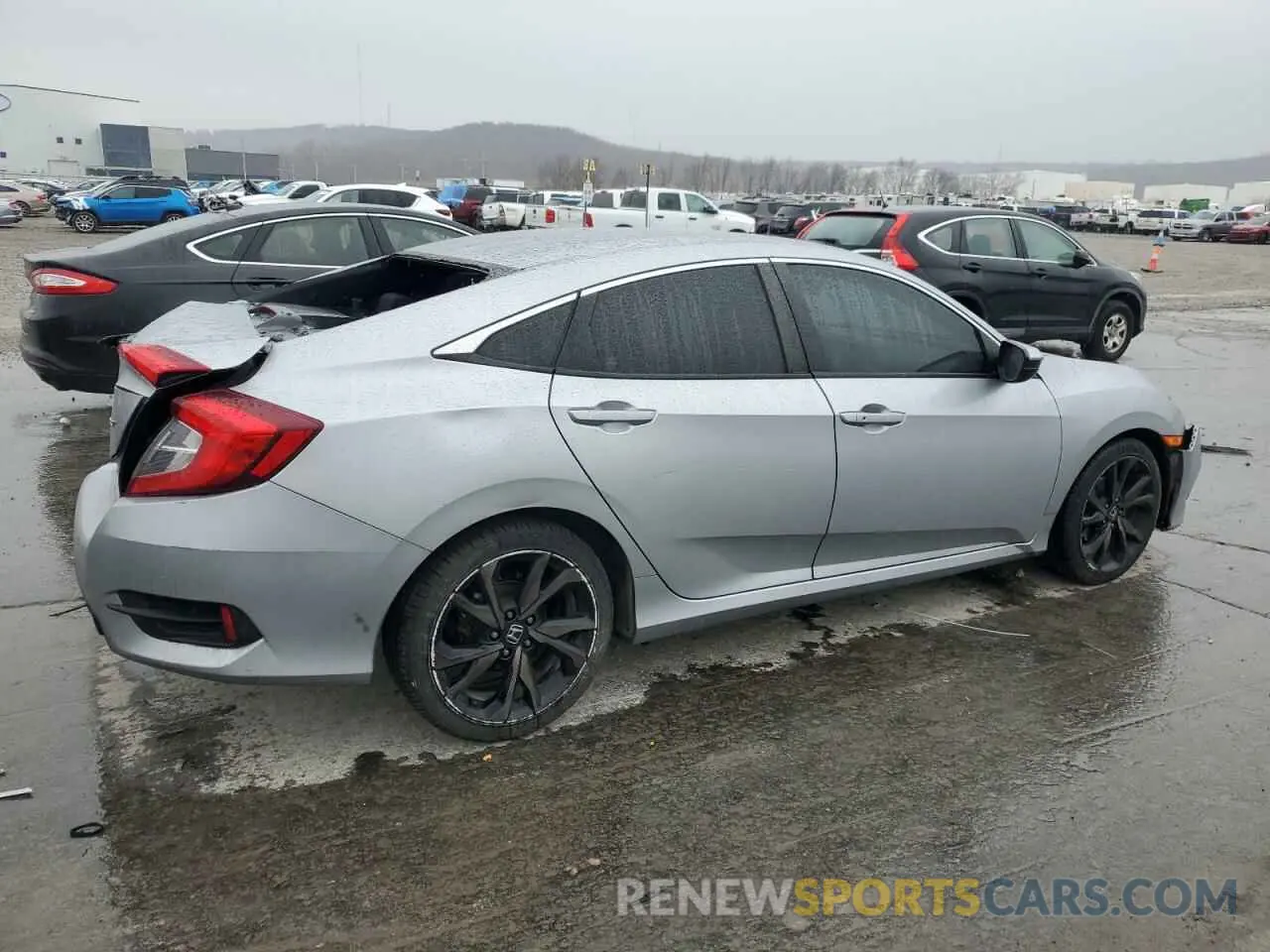 3 fotografías del automóvil dañado 2HGFC2F89MH547412 HONDA CIVIC 2021