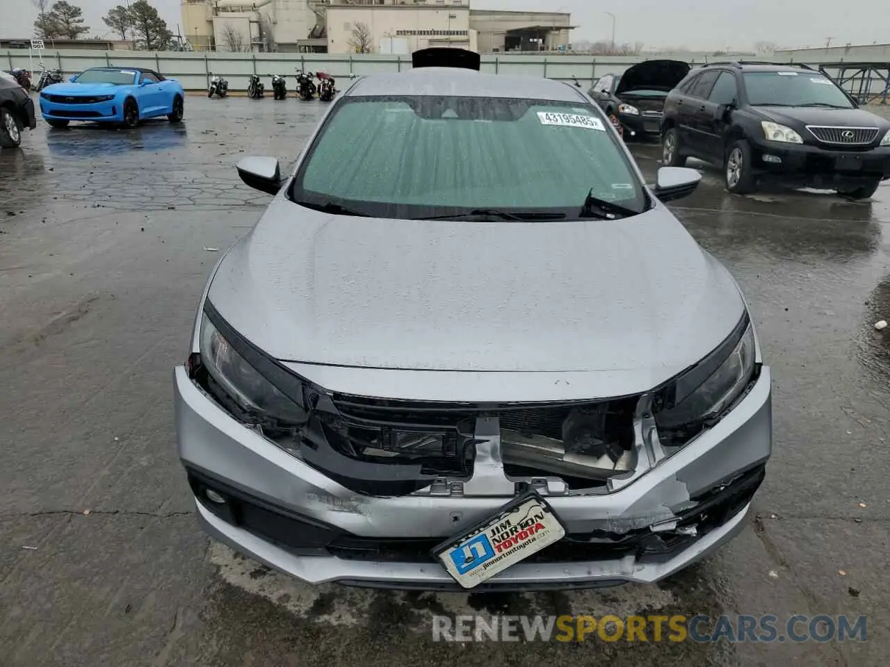 5 fotografías del automóvil dañado 2HGFC2F89MH547412 HONDA CIVIC 2021