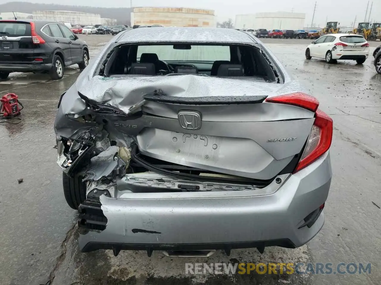 6 fotografías del automóvil dañado 2HGFC2F89MH547412 HONDA CIVIC 2021