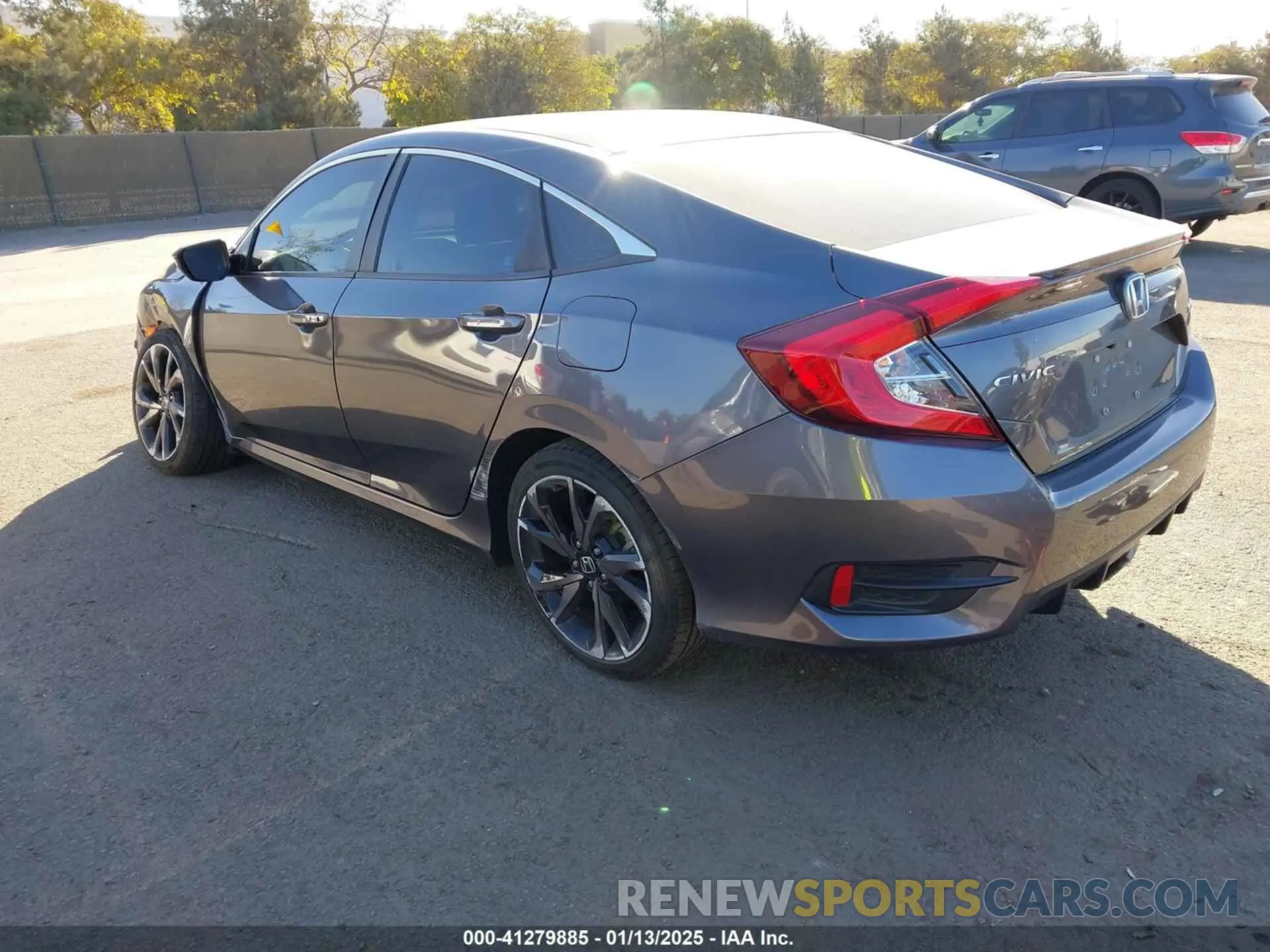 3 fotografías del automóvil dañado 2HGFC2F89MH550570 HONDA CIVIC 2021