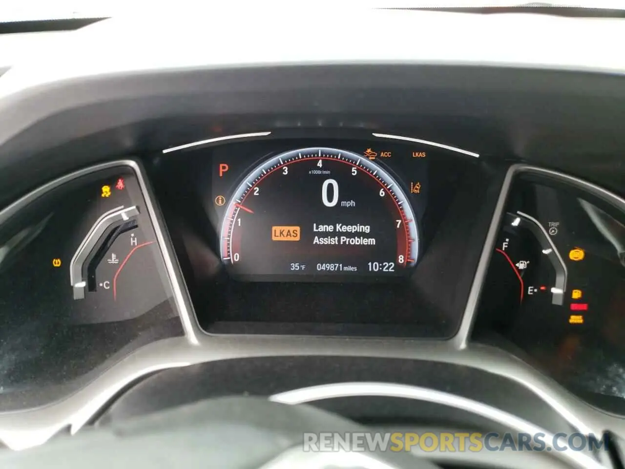 9 fotografías del automóvil dañado 2HGFC2F8XMH510143 HONDA CIVIC 2021