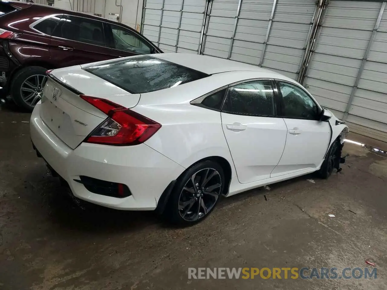 3 fotografías del automóvil dañado 2HGFC2F8XMH520512 HONDA CIVIC 2021