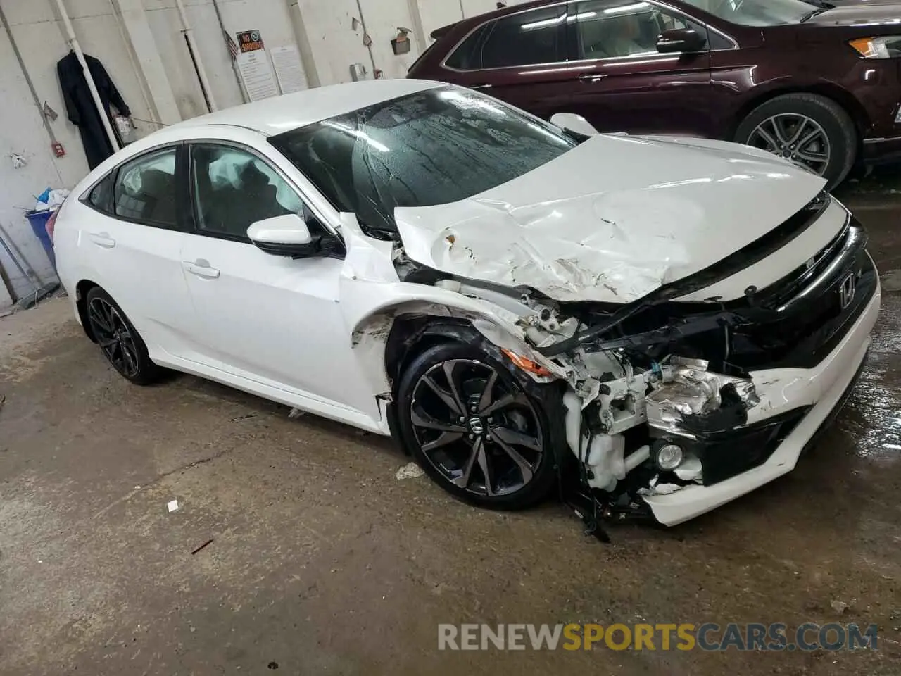 4 fotografías del automóvil dañado 2HGFC2F8XMH520512 HONDA CIVIC 2021
