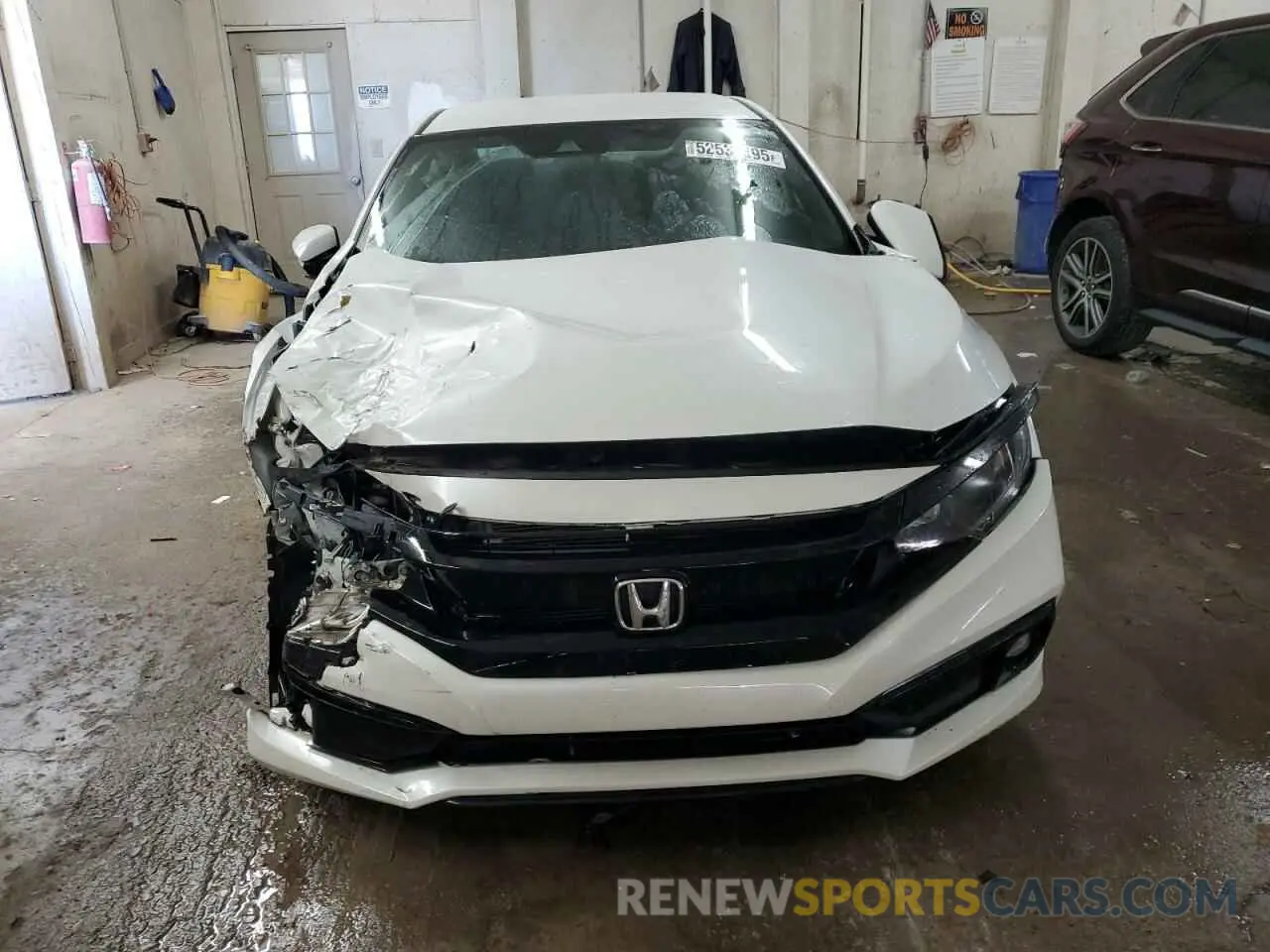 5 fotografías del automóvil dañado 2HGFC2F8XMH520512 HONDA CIVIC 2021