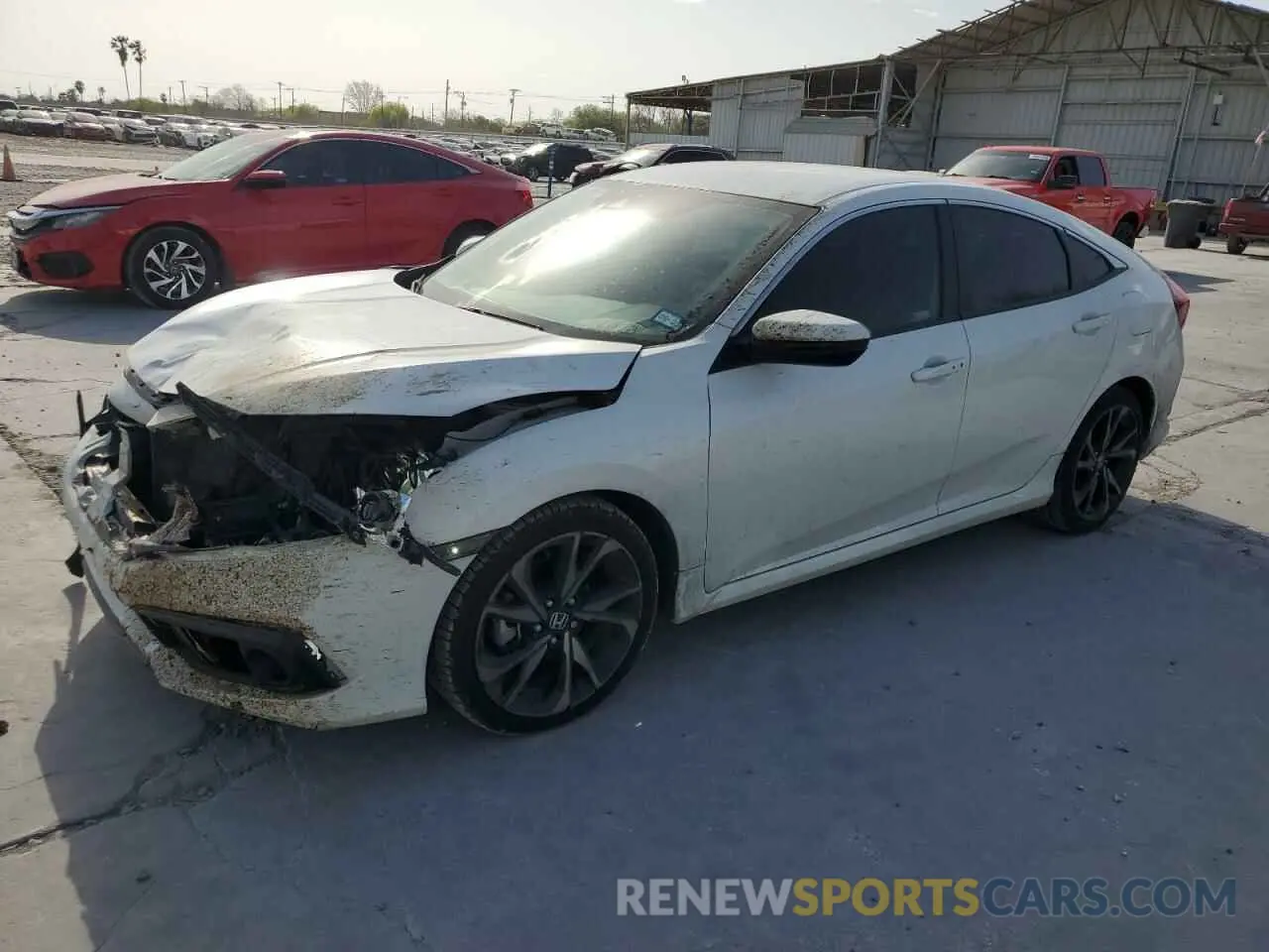 1 fotografías del automóvil dañado 2HGFC2F8XMH522521 HONDA CIVIC 2021