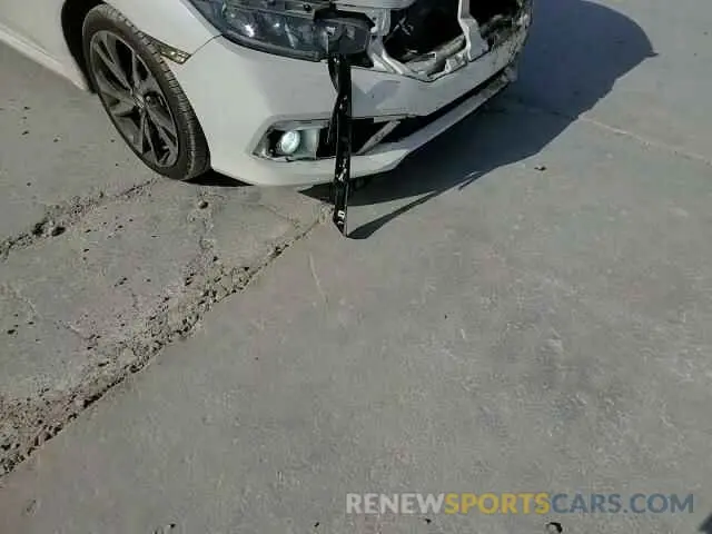 11 fotografías del automóvil dañado 2HGFC2F8XMH522521 HONDA CIVIC 2021