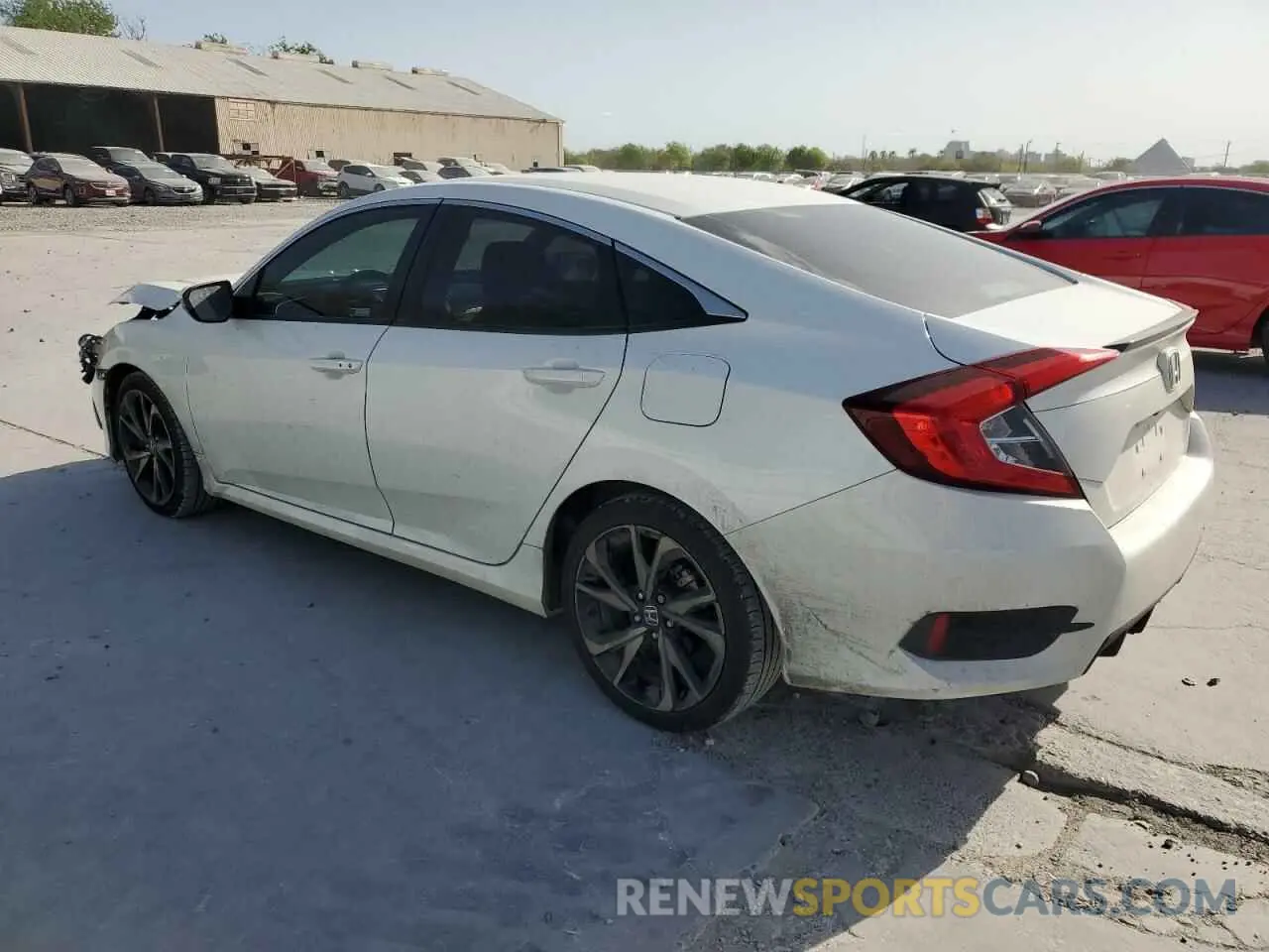2 fotografías del automóvil dañado 2HGFC2F8XMH522521 HONDA CIVIC 2021