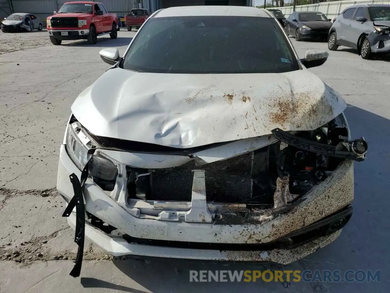 5 fotografías del automóvil dañado 2HGFC2F8XMH522521 HONDA CIVIC 2021