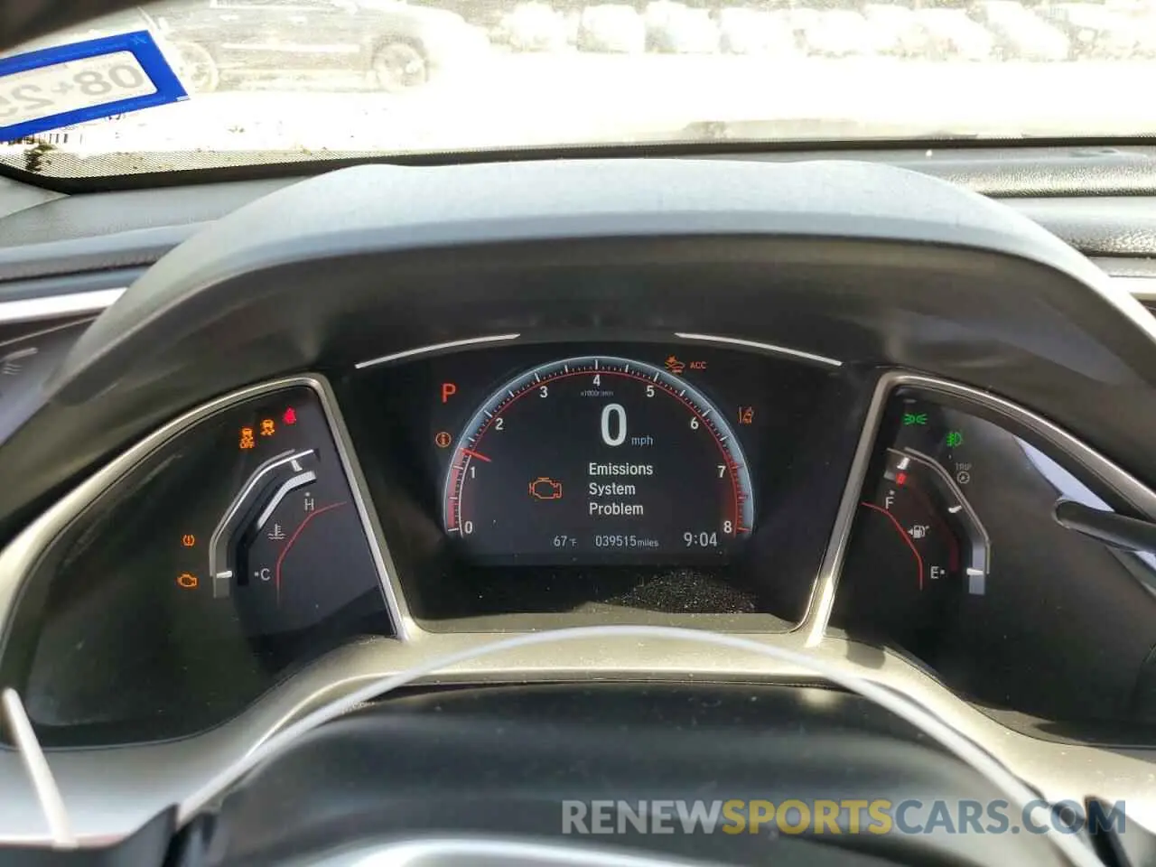 9 fotografías del automóvil dañado 2HGFC2F8XMH522521 HONDA CIVIC 2021
