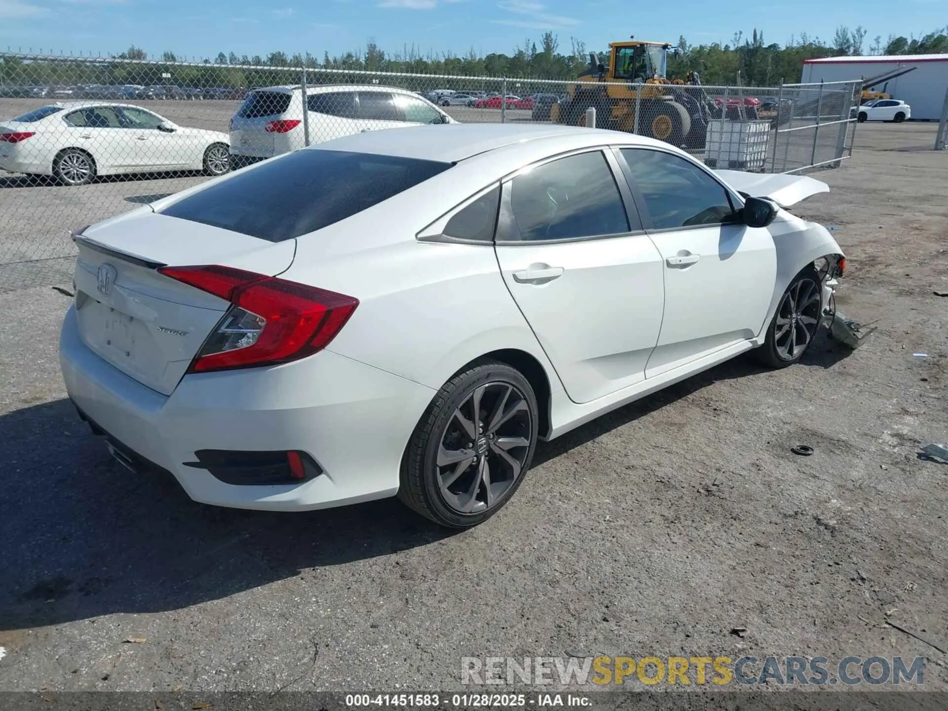 4 fotografías del automóvil dañado 2HGFC2F8XMH526164 HONDA CIVIC 2021