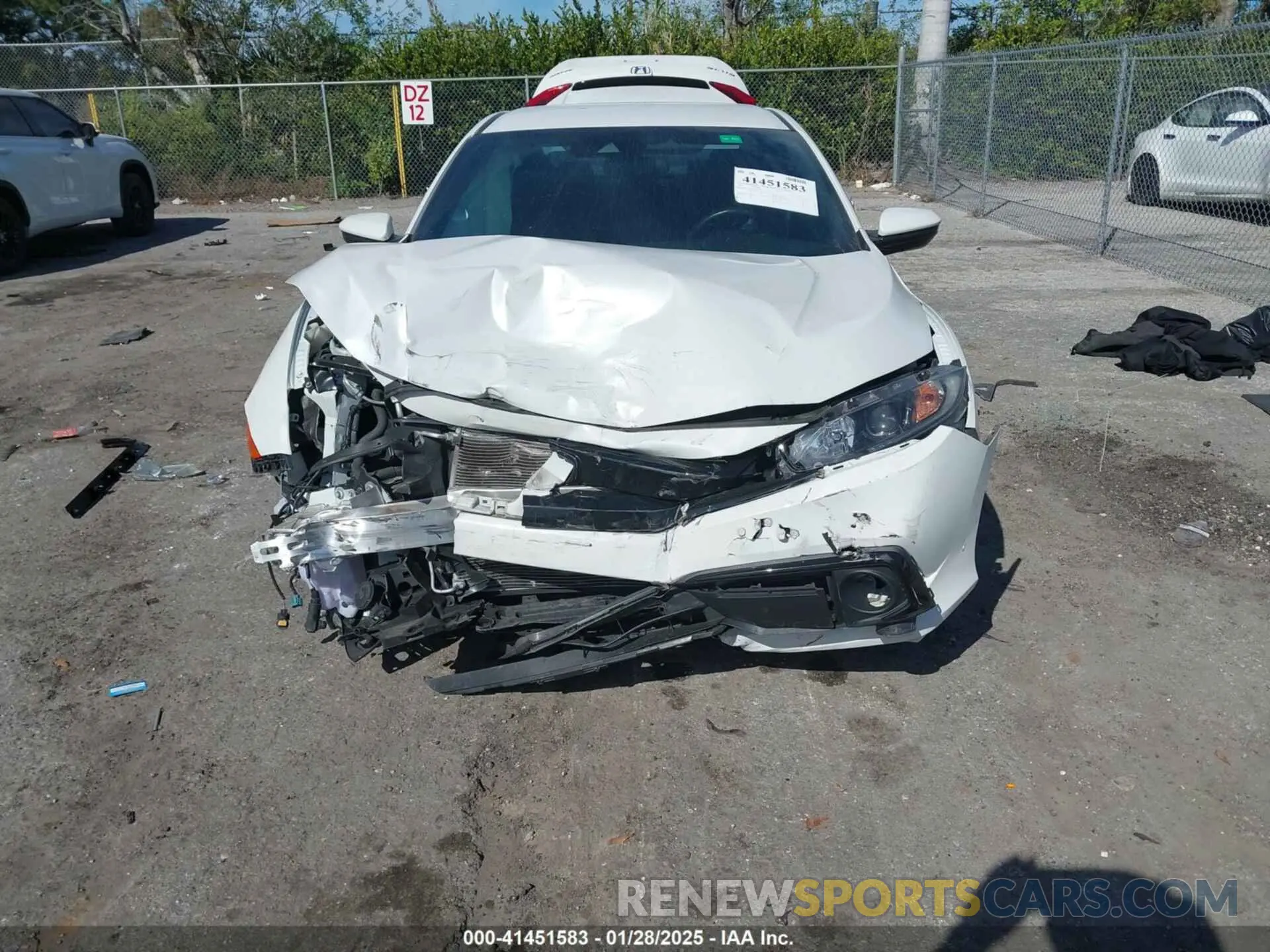 6 fotografías del automóvil dañado 2HGFC2F8XMH526164 HONDA CIVIC 2021