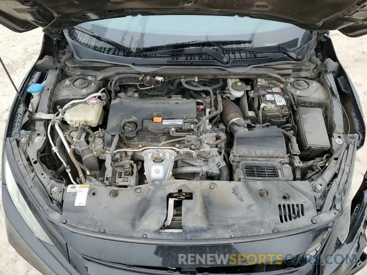 11 fotografías del automóvil dañado 2HGFC2F8XMH527895 HONDA CIVIC 2021