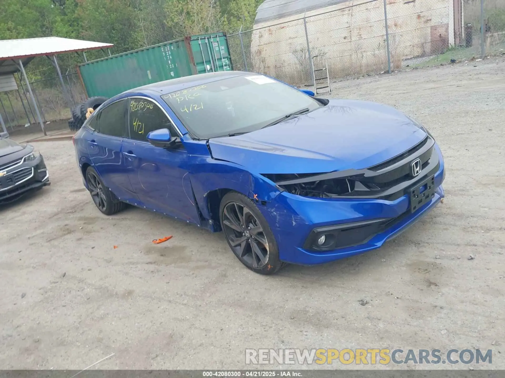 1 fotografías del automóvil dañado 2HGFC2F8XMH529887 HONDA CIVIC 2021