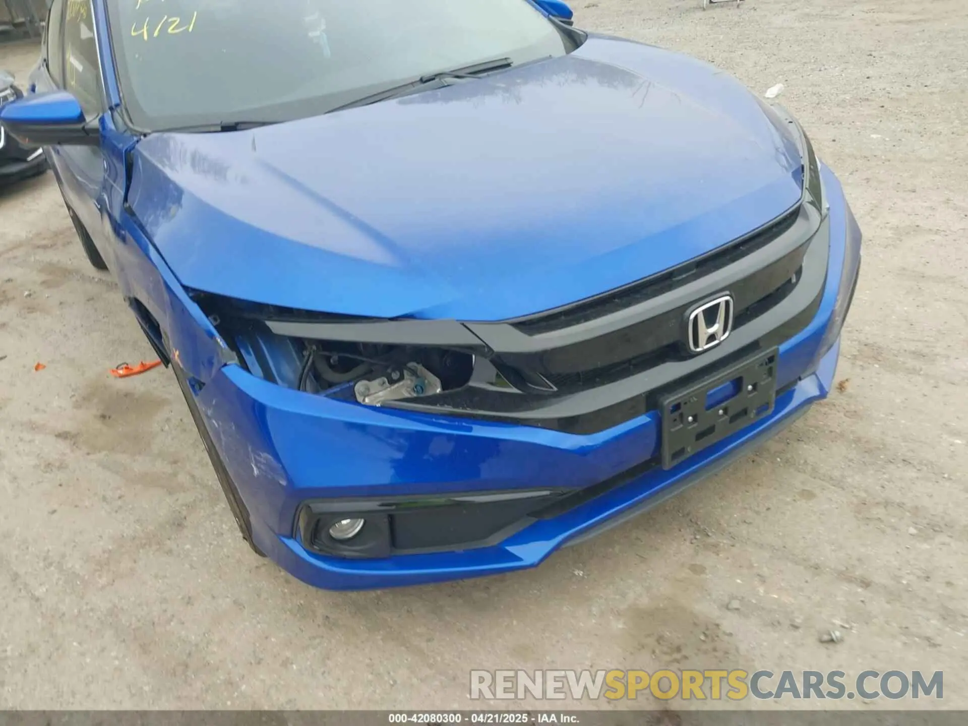 17 fotografías del automóvil dañado 2HGFC2F8XMH529887 HONDA CIVIC 2021