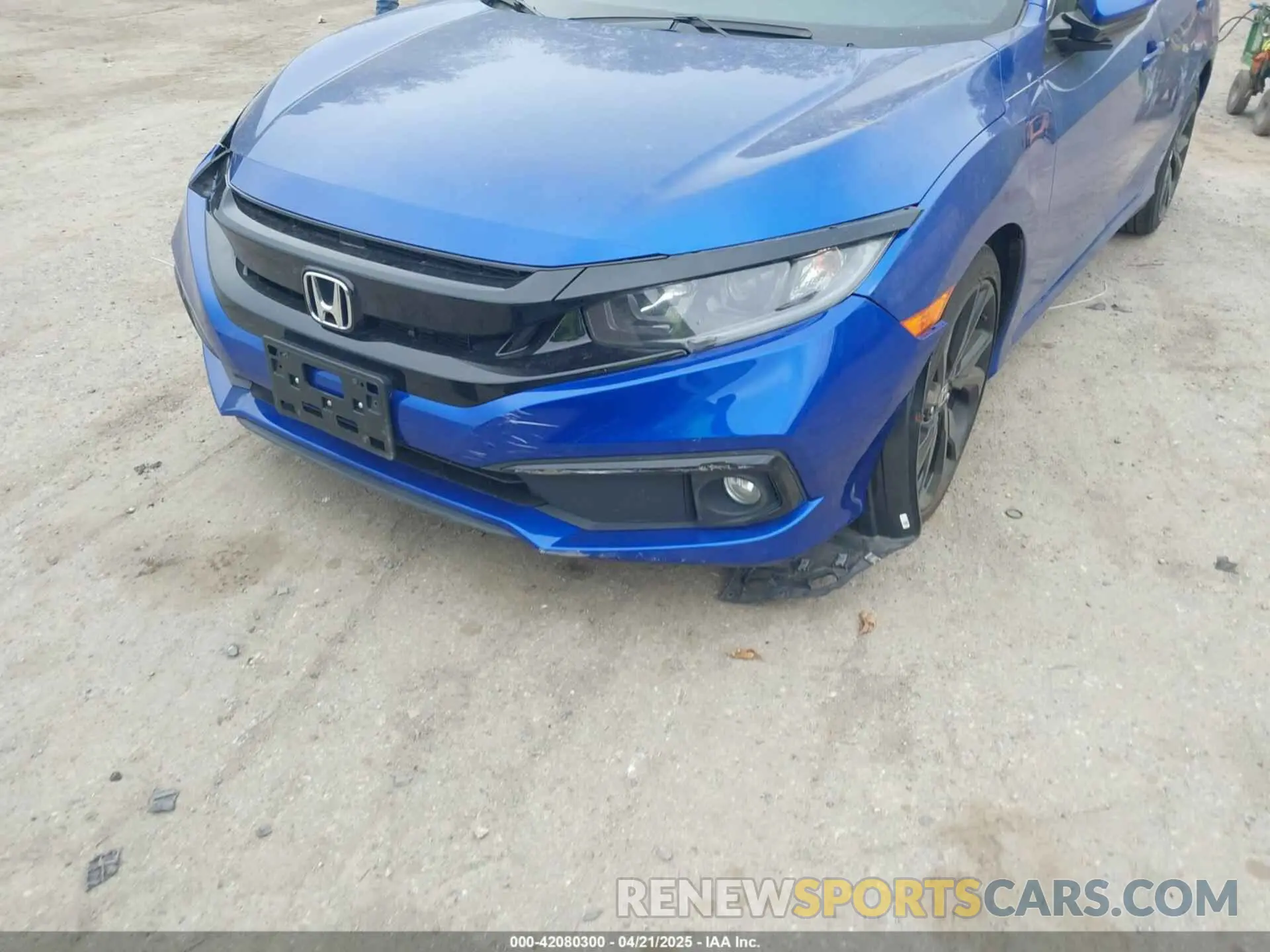 6 fotografías del automóvil dañado 2HGFC2F8XMH529887 HONDA CIVIC 2021