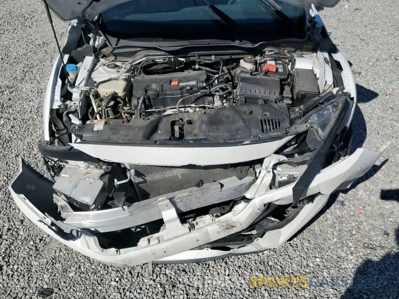 12 fotografías del automóvil dañado 2HGFC2F8XMH542025 HONDA CIVIC 2021