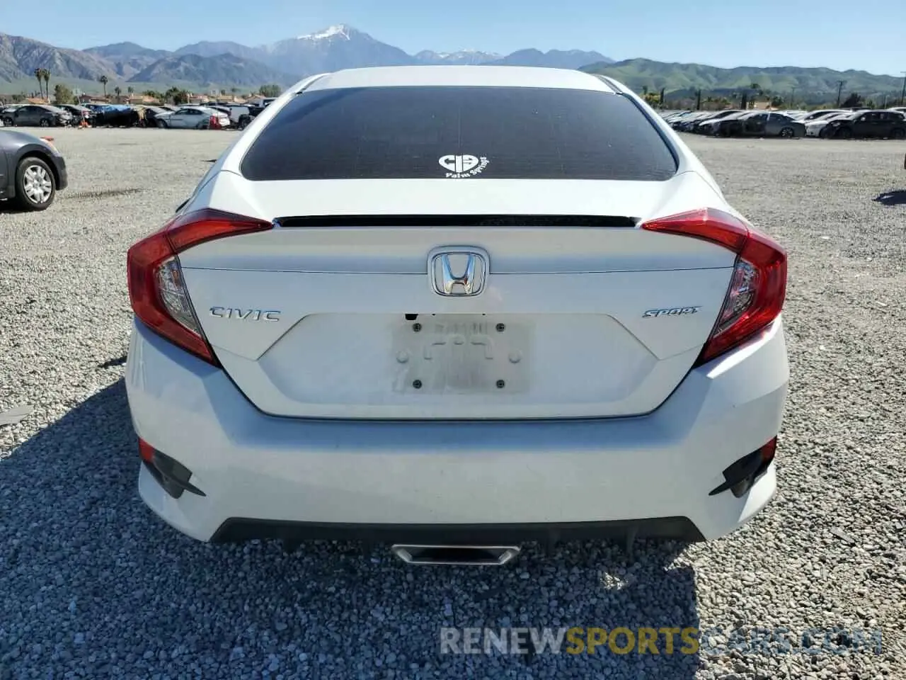 6 fotografías del automóvil dañado 2HGFC2F8XMH542025 HONDA CIVIC 2021