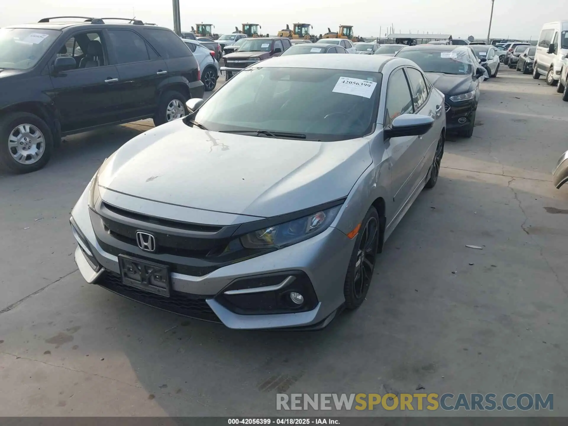 2 fotografías del automóvil dañado SHHFK7G43MU207994 HONDA CIVIC 2021