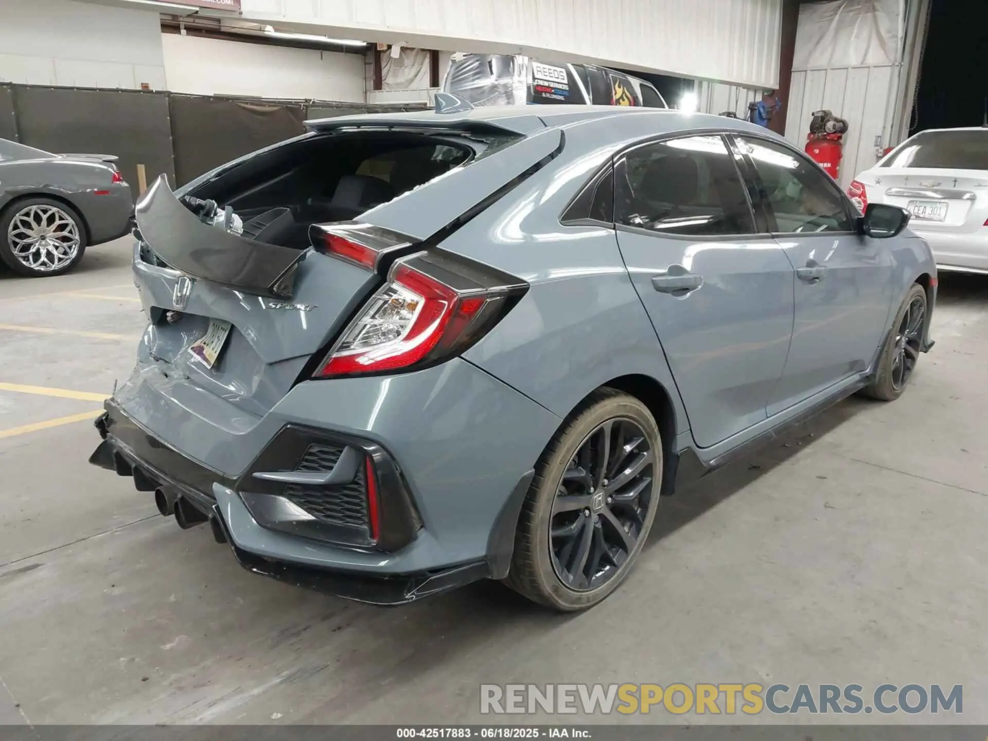 4 fotografías del automóvil dañado SHHFK7G43MU229185 HONDA CIVIC 2021