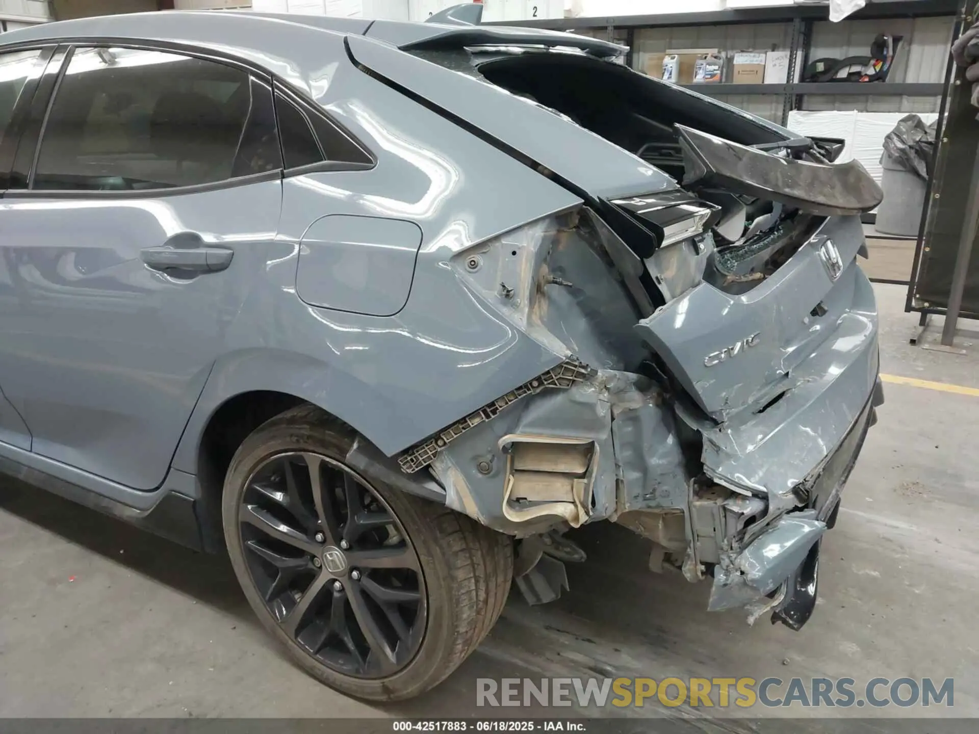 6 fotografías del automóvil dañado SHHFK7G43MU229185 HONDA CIVIC 2021