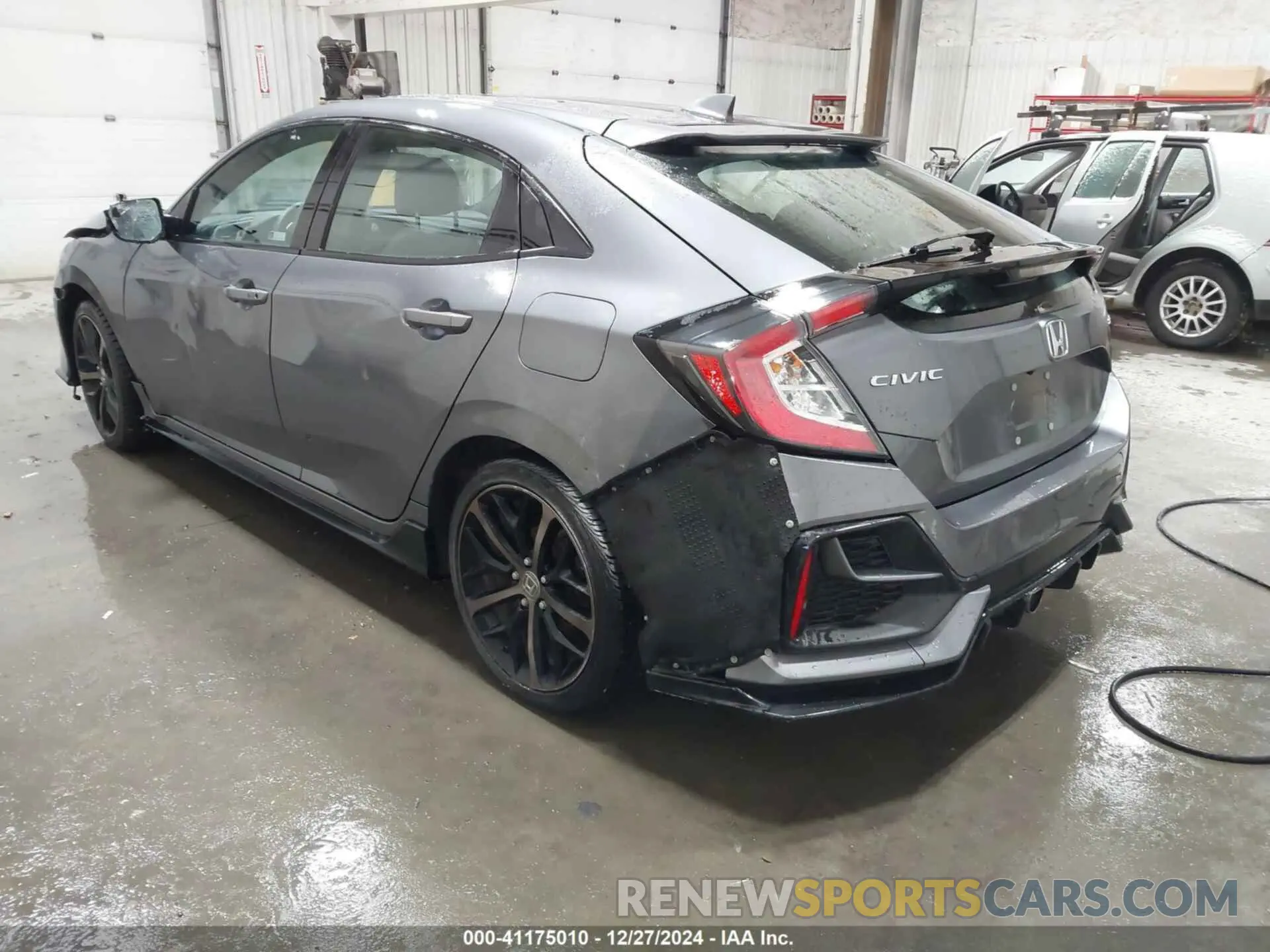 3 fotografías del automóvil dañado SHHFK7G45MU202604 HONDA CIVIC 2021