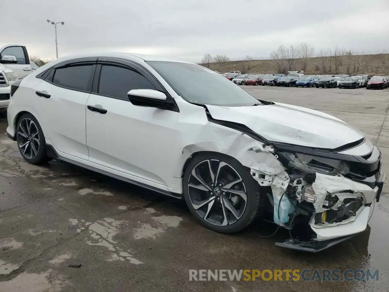 4 fotografías del automóvil dañado SHHFK7G47MU213149 HONDA CIVIC 2021