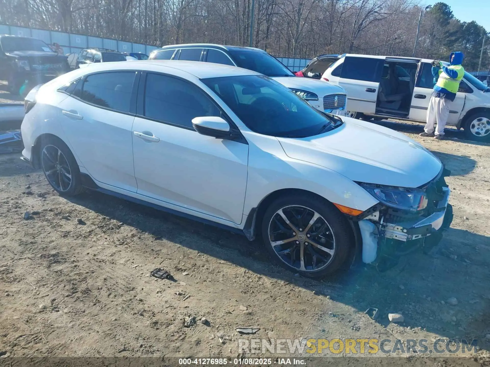1 fotografías del automóvil dañado SHHFK7G49MU218191 HONDA CIVIC 2021