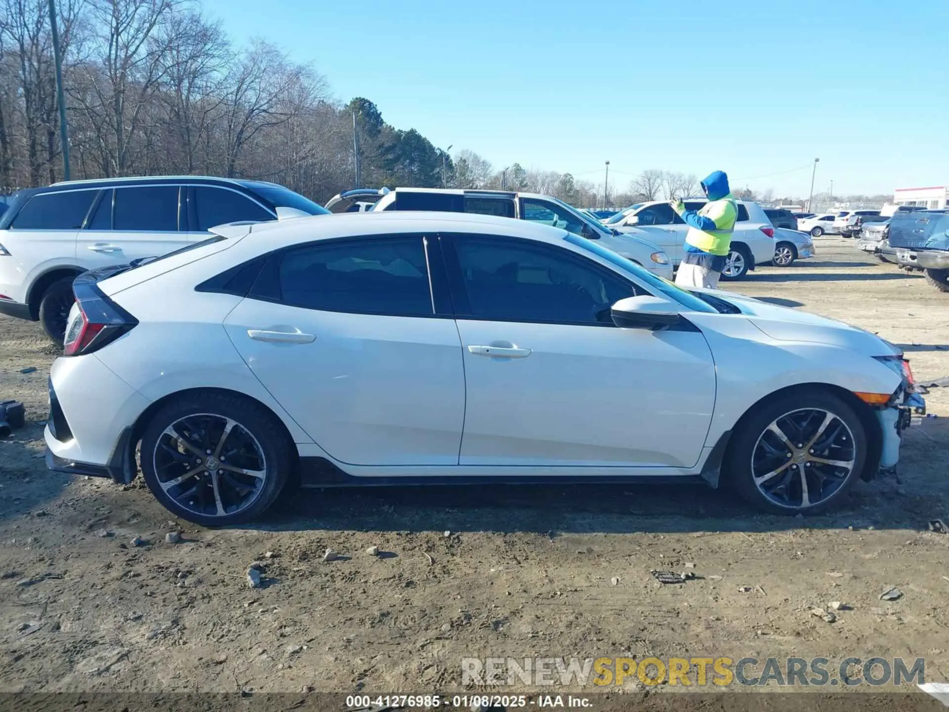 14 fotografías del automóvil dañado SHHFK7G49MU218191 HONDA CIVIC 2021