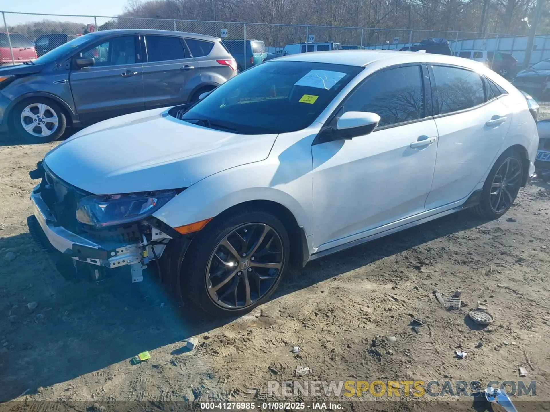 2 fotografías del automóvil dañado SHHFK7G49MU218191 HONDA CIVIC 2021