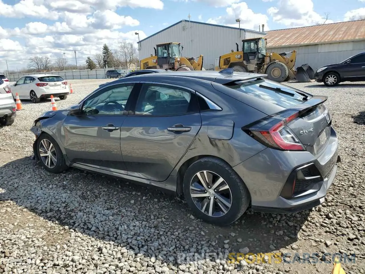 2 fotografías del automóvil dañado SHHFK7H35MU200325 HONDA CIVIC 2021