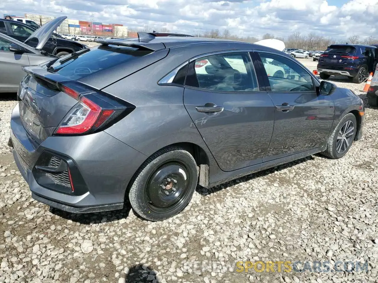 3 fotografías del automóvil dañado SHHFK7H35MU200325 HONDA CIVIC 2021