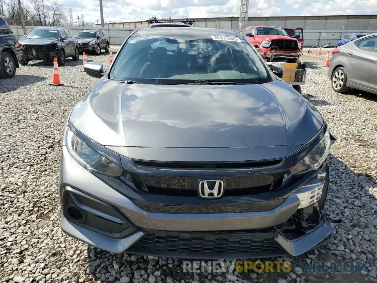 5 fotografías del automóvil dañado SHHFK7H35MU200325 HONDA CIVIC 2021