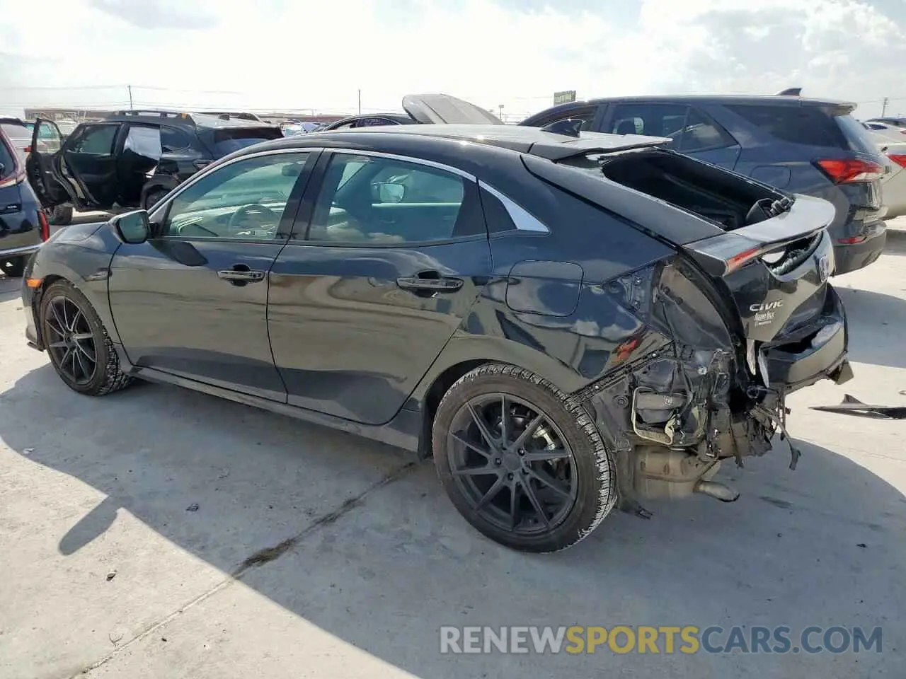 2 fotografías del automóvil dañado SHHFK7H39MU203910 HONDA CIVIC 2021