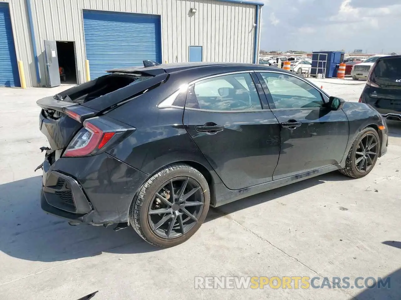 3 fotografías del automóvil dañado SHHFK7H39MU203910 HONDA CIVIC 2021
