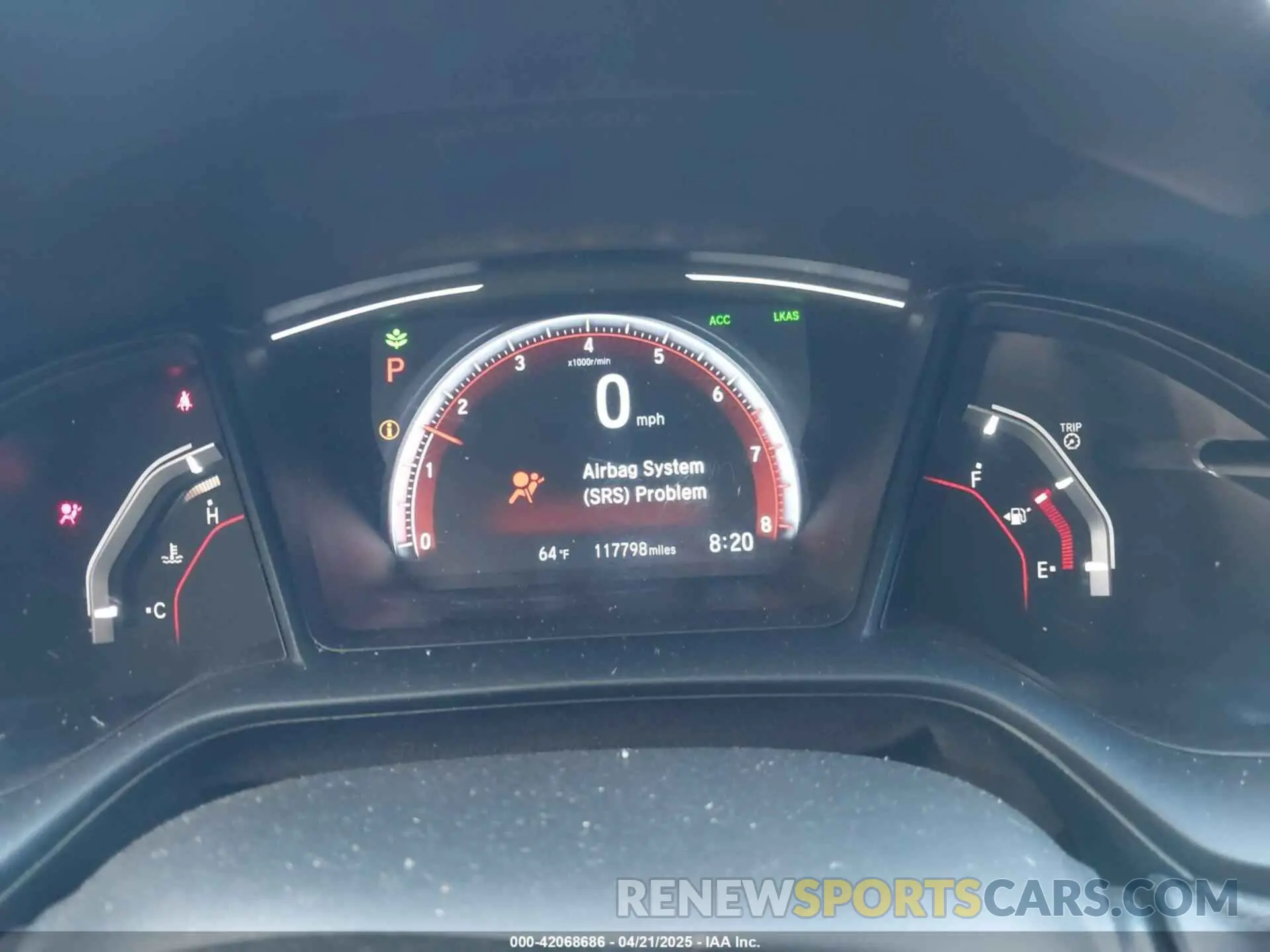 7 fotografías del automóvil dañado SHHFK7H40MU206994 HONDA CIVIC 2021