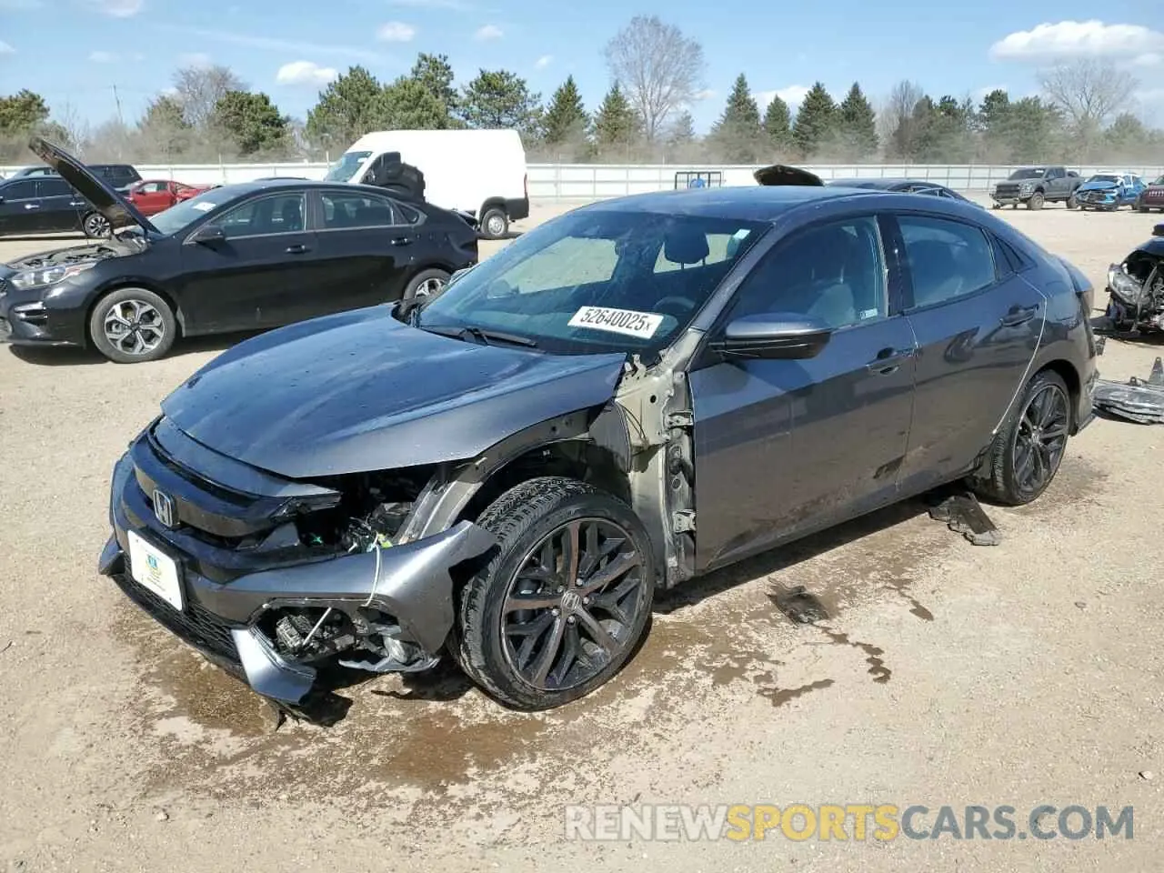 1 fotografías del automóvil dañado SHHFK7H40MU211290 HONDA CIVIC 2021