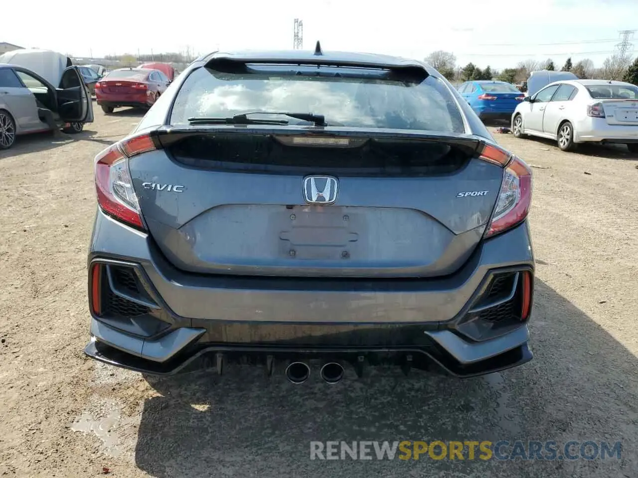 6 fotografías del automóvil dañado SHHFK7H40MU211290 HONDA CIVIC 2021