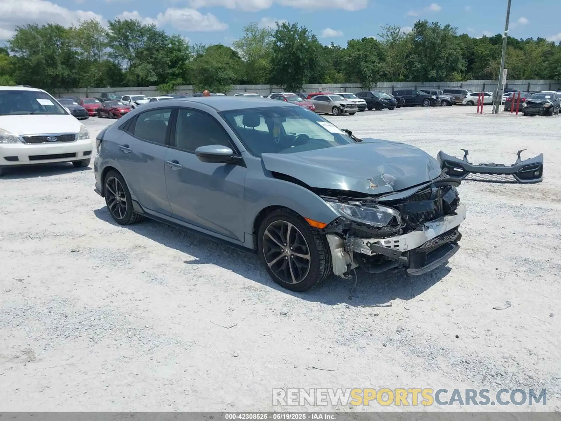 1 fotografías del automóvil dañado SHHFK7H40MU211595 HONDA CIVIC 2021