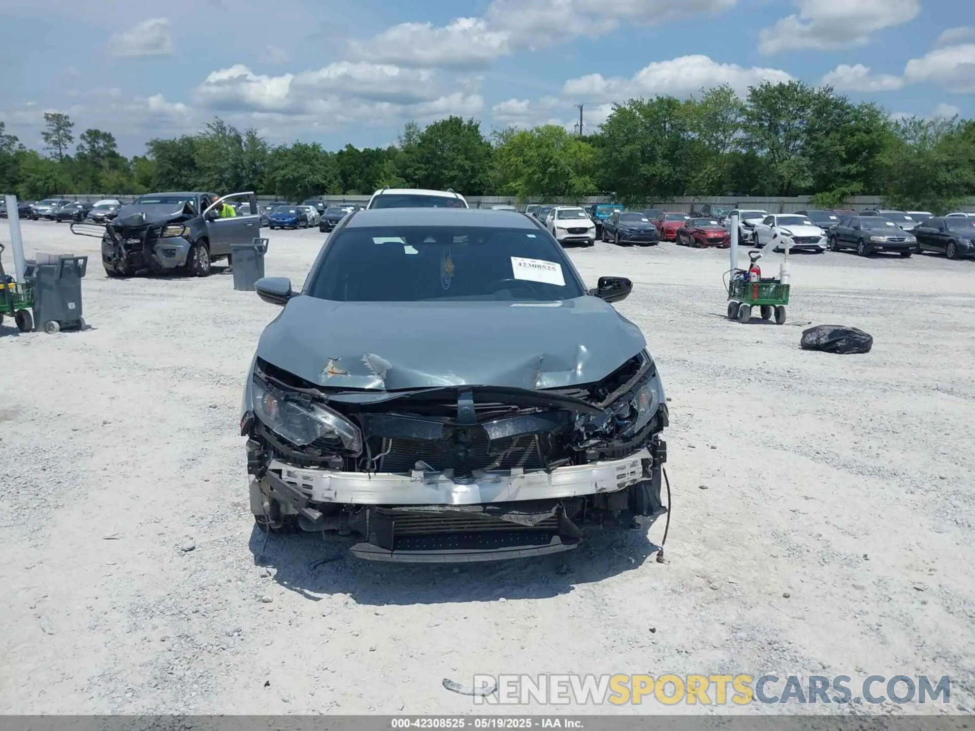 13 fotografías del automóvil dañado SHHFK7H40MU211595 HONDA CIVIC 2021